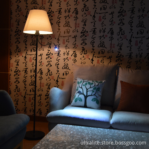 Nordic Style Bedroom Floor Lamp Adjustable Simple Lampshade Remoter Led Lighting